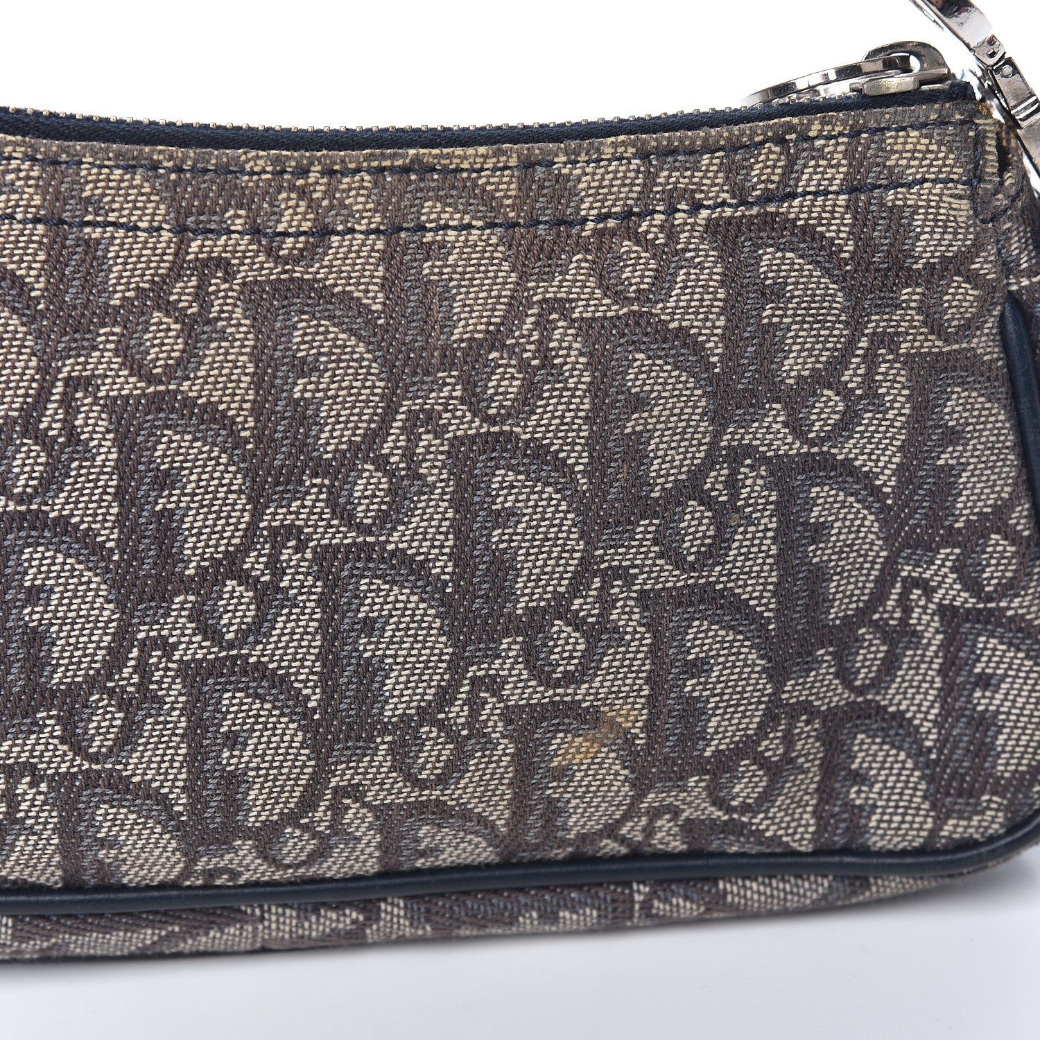 Christian Dior Monogram Shoulder Bag Pochette Blue 13 of 15