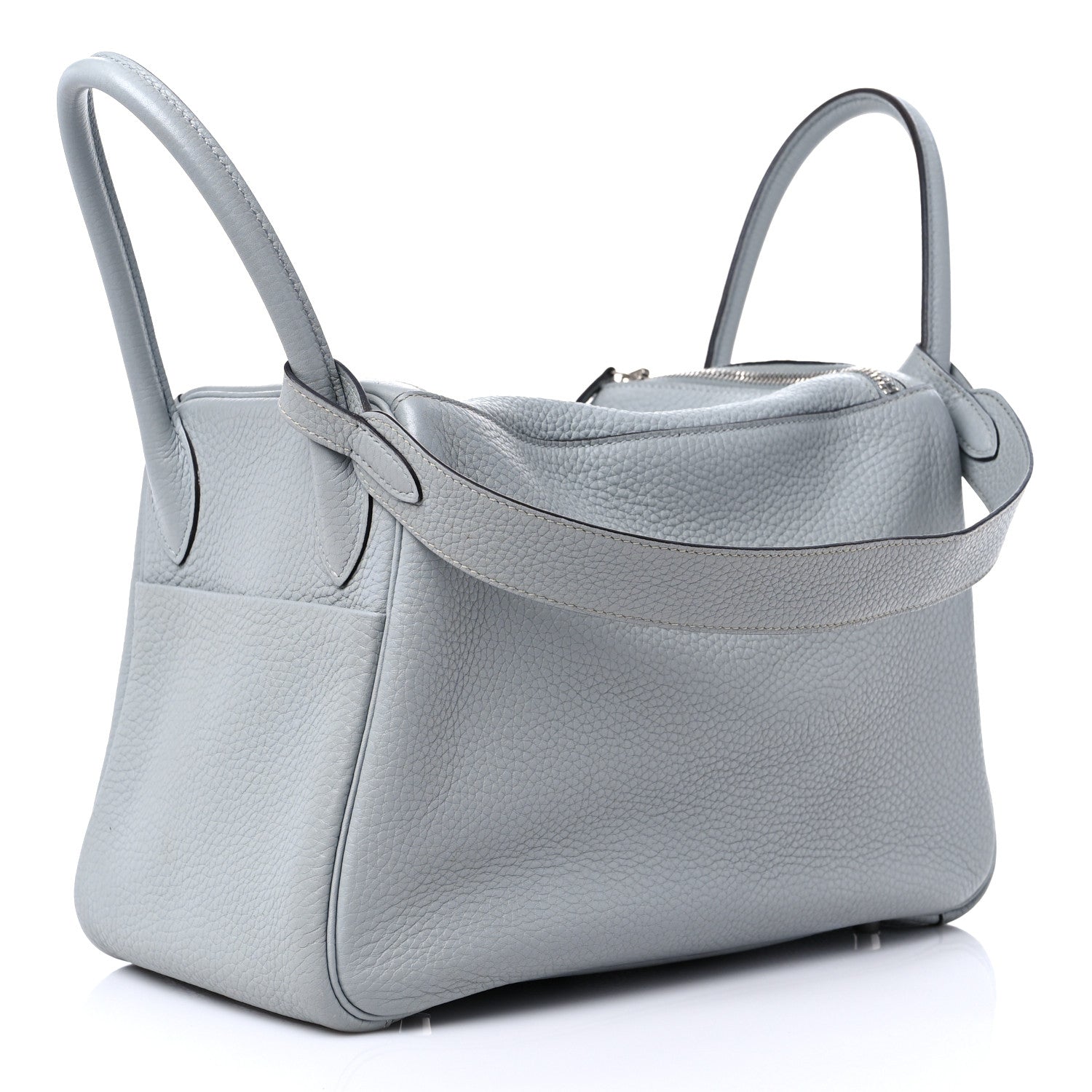 Hermes Taurillon Clemence Lindy 30 Bleu Glacier 2 of 12