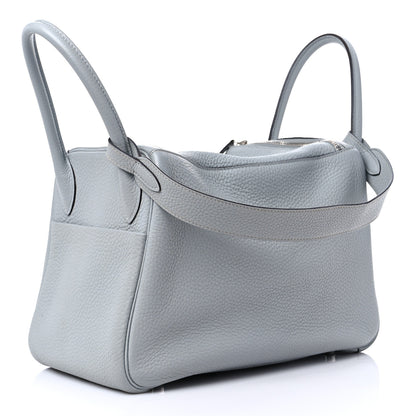 Hermes Taurillon Clemence Lindy 30 Bleu Glacier 2 of 12