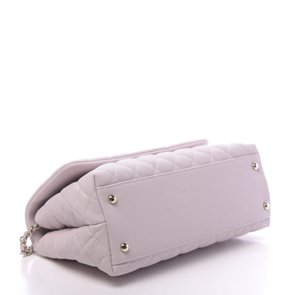 Chanel Caviar Quilted Small Coco Handle Flap Lilas Lilac 4 of 10
