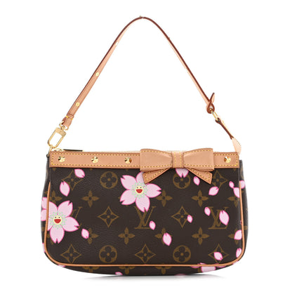 Louis Vuitton Monogram Cherry Blossom Pochette Accessories Brown 1 of 8