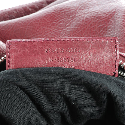 Balenciaga Agneau Giant 21 Silver Hardware Day Hobo Cassis 7 of 7