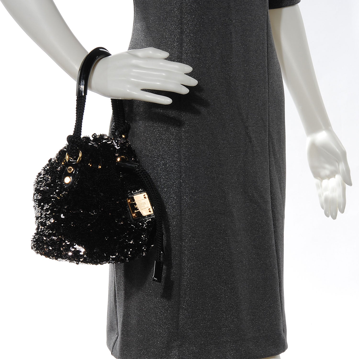 Louis Vuitton Mini Noe Rococo Black 2 of 7
