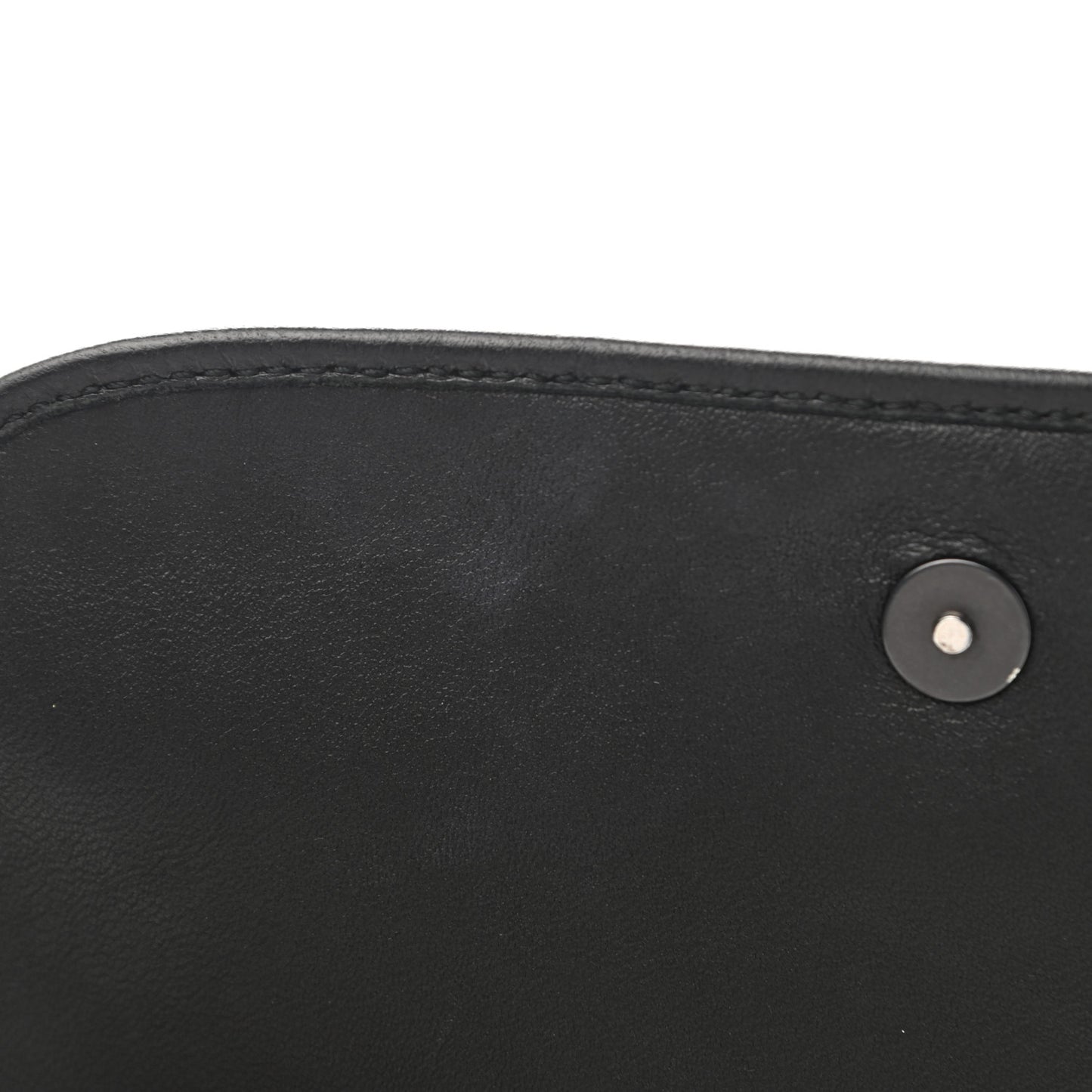Nappa Intrecciato Flap Crossbody Black