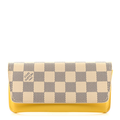 Louis Vuitton Damier Azur Woody Sunglasses Case Pineapple 1 of 8