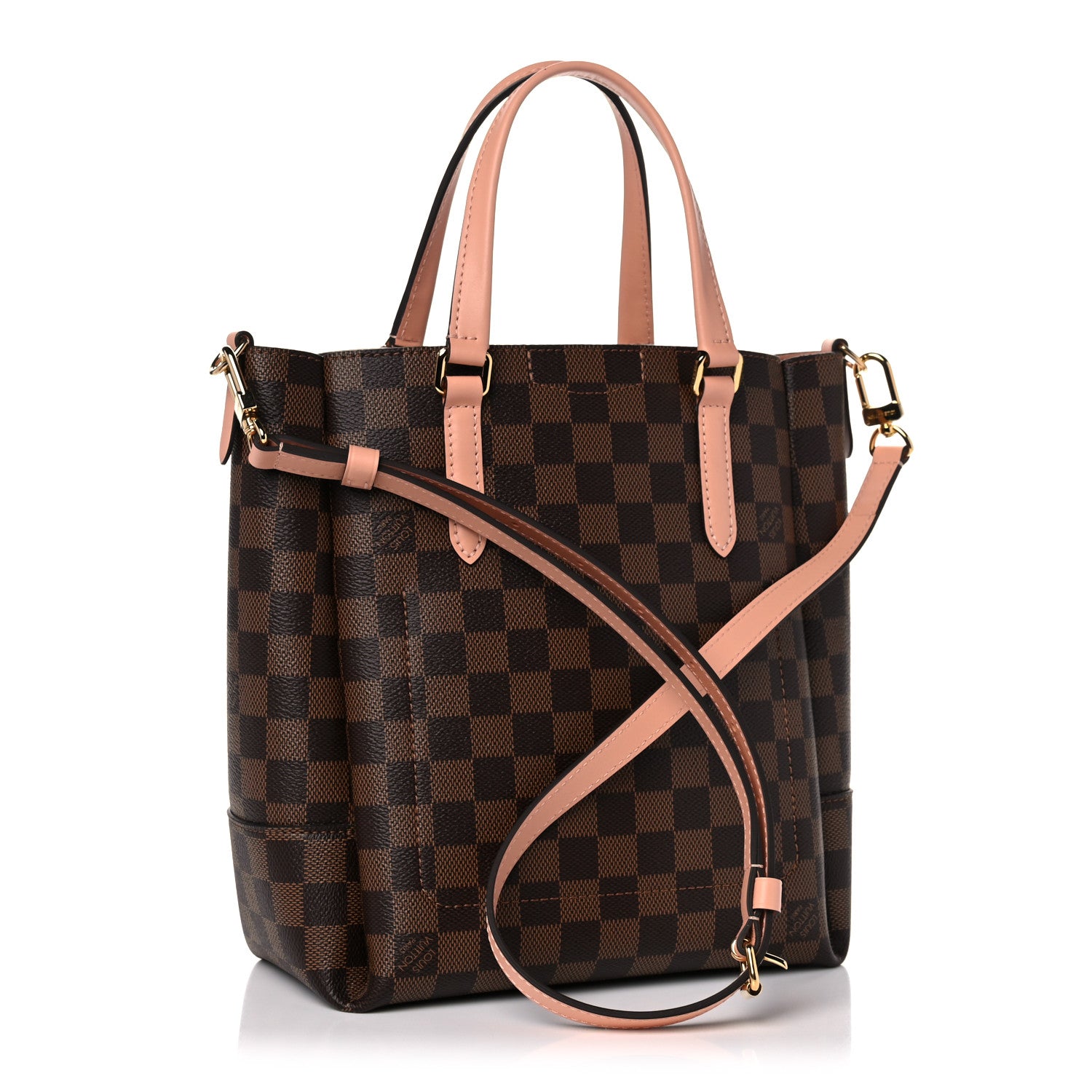 Louis Vuitton Damier Ebene Belmont PM Venus Pink 3 of 10