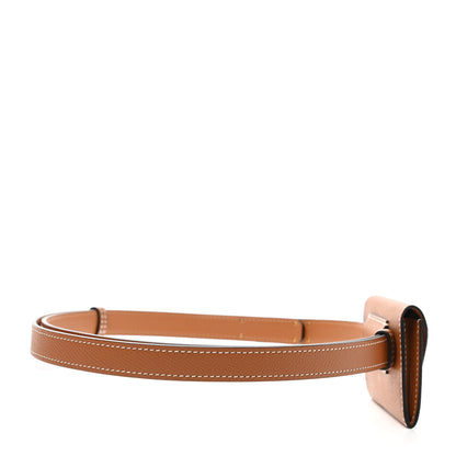 Hermes Epsom Kelly Pocket Belt Gold 2 of 5