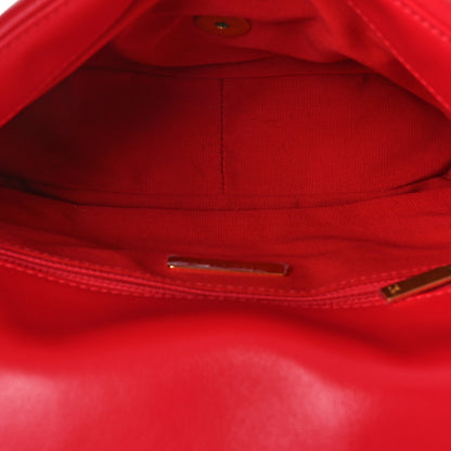 Chanel Lambskin Quilted Medium Chanel 19 Flap Red 5 of 9