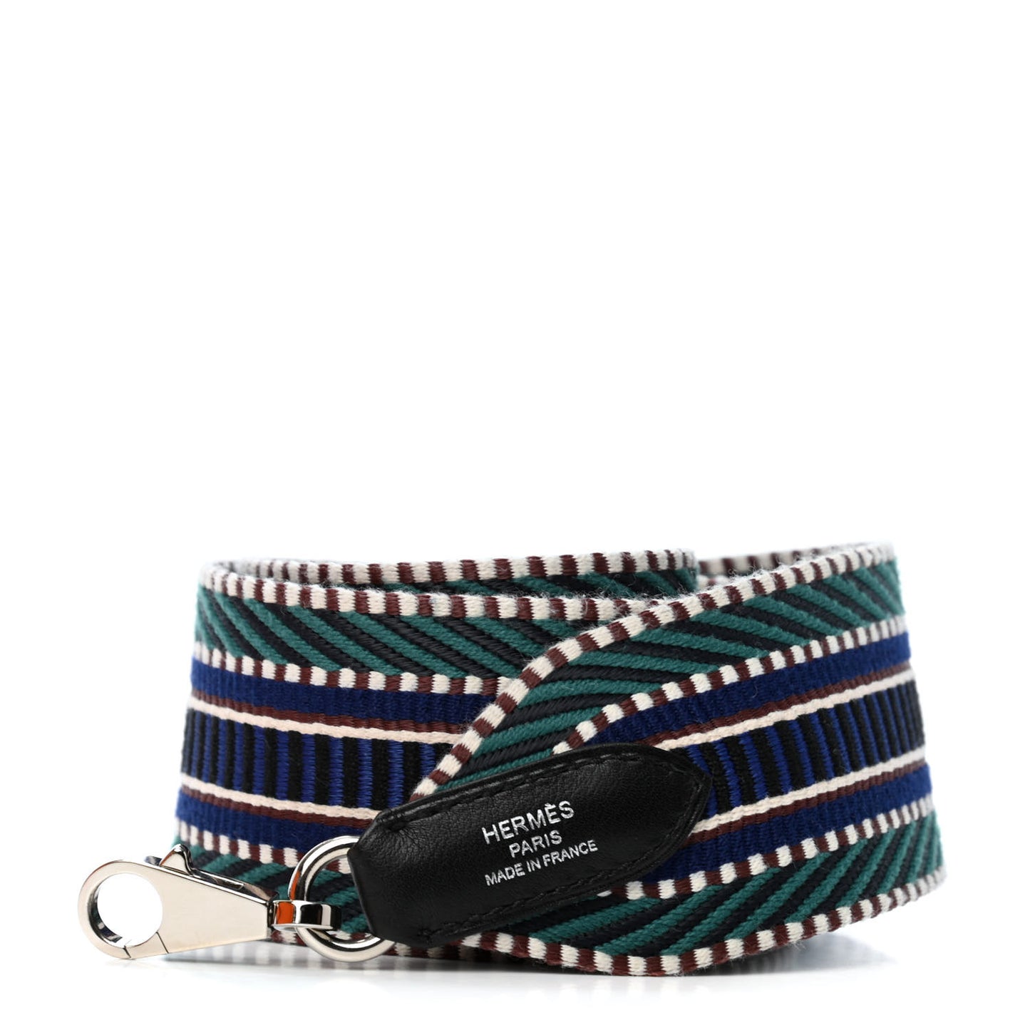 Toile Swift 50mm Sangle Cavale Shoulder Strap Malachite Bleu Electrique Black