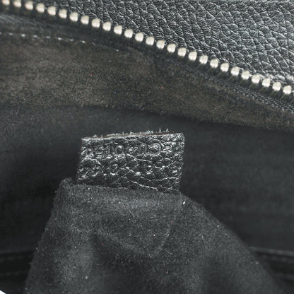 Celine Drummed Calfskin Mini Luggage Black 7 of 8