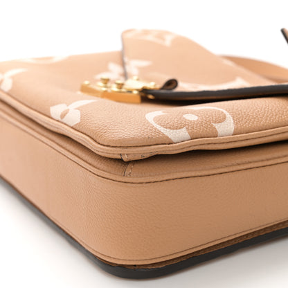 Louis Vuitton Empreinte Monogram Giant Pochette Metis Arizona Beige 9 of 9