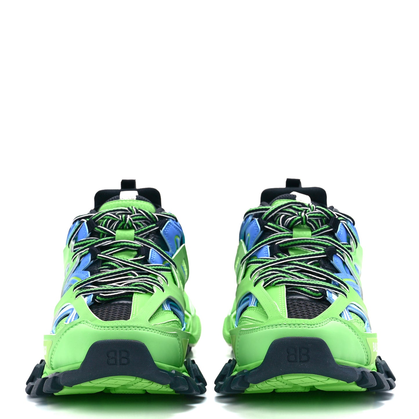 Mesh Nylon Metallic Fabric Womens Track Sneakers 39 Blue Green