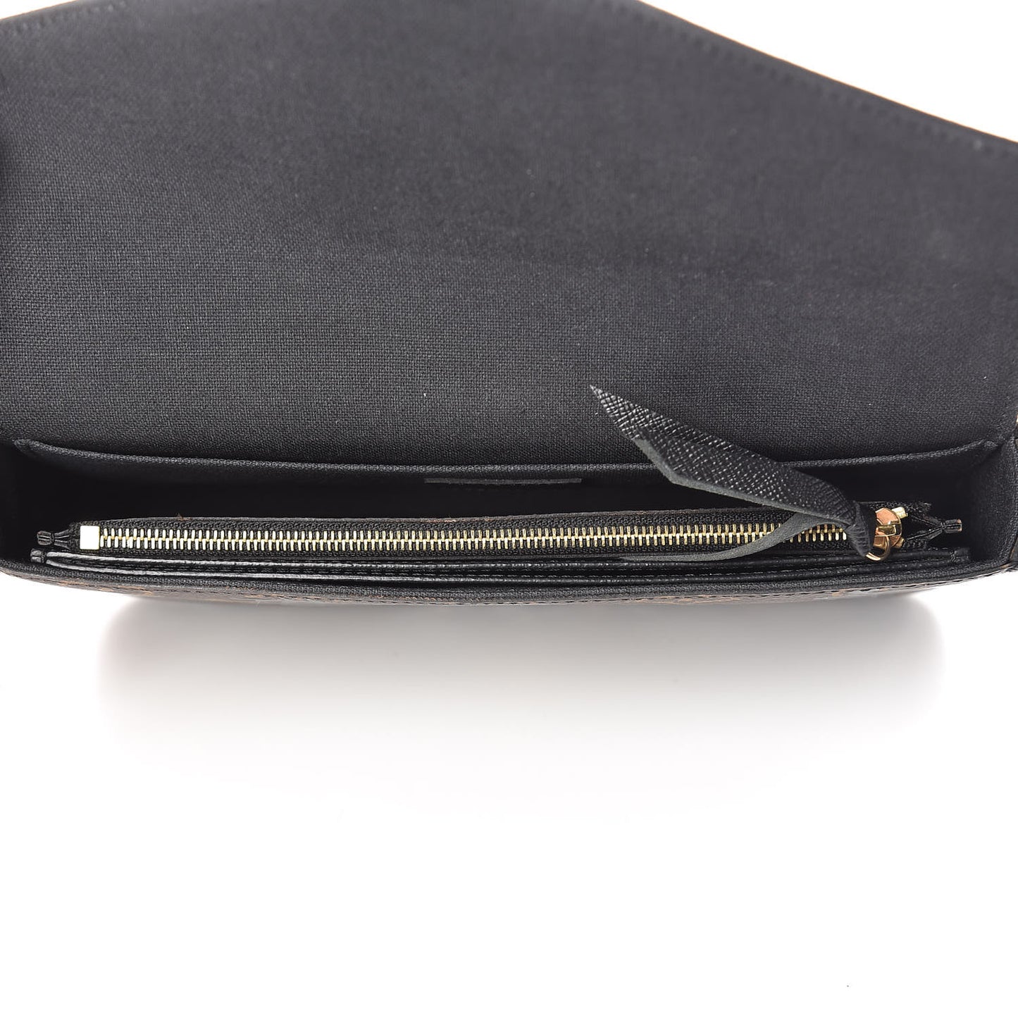 Monogram Blossom Pochette Felicie Chain Wallet Black