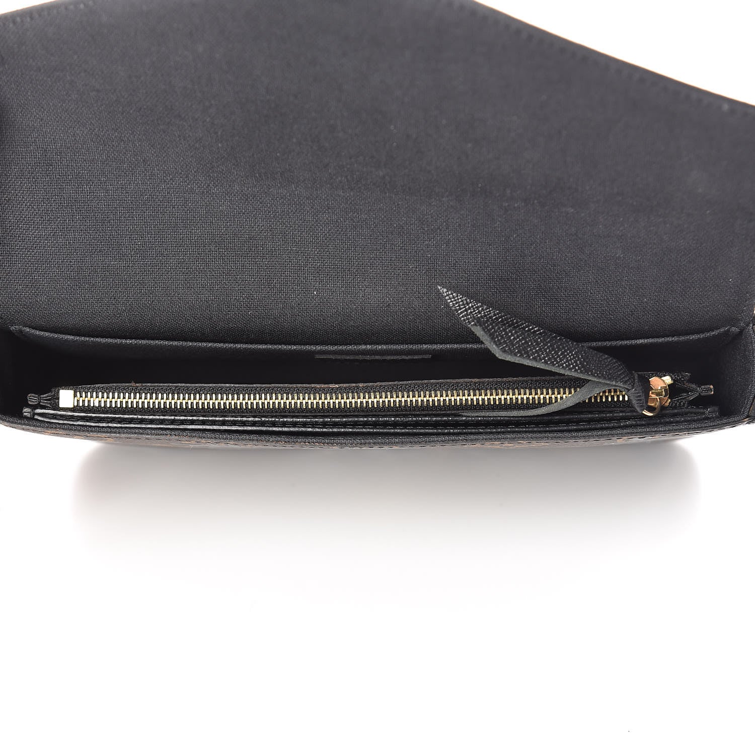 Louis Vuitton Monogram Blossom Pochette Felicie Chain Wallet Black 5 of 13