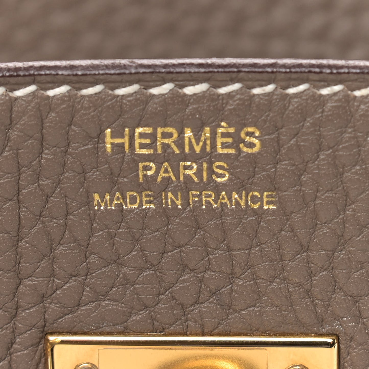 Taurillon Clemence Birkin 30 Etoupe