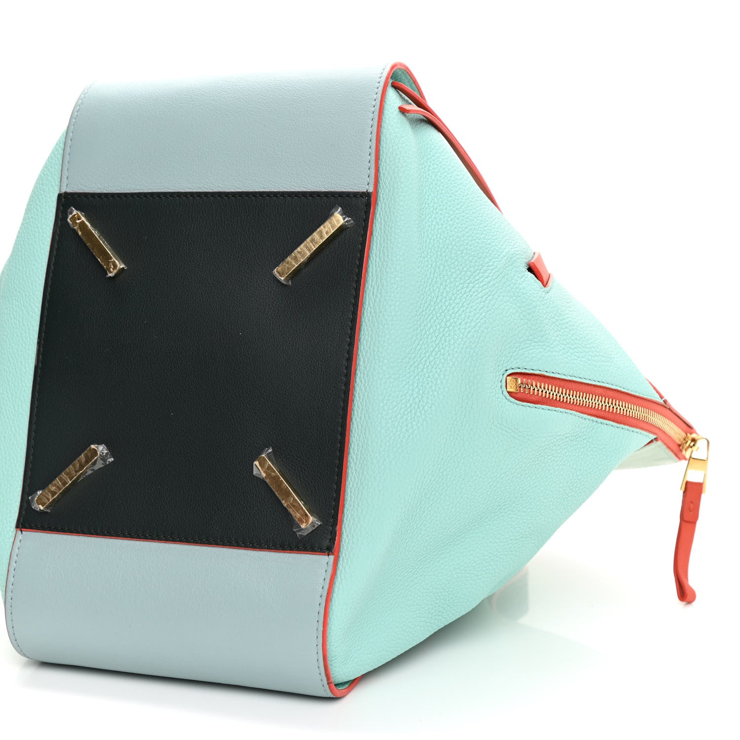 Loewe Calfskin Medium Hammock Shoulder Bag Blue Multicolor 9 of 9