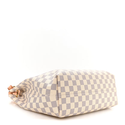 Louis Vuitton Damier Azur Graceful PM Rose Ballerine 3 of 8