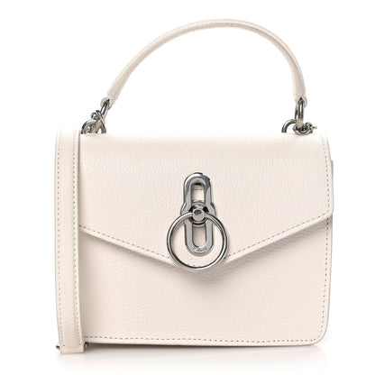 Mulberry Grained Calfskin Small Amberly Top Handle Crossbody White 1 of 10