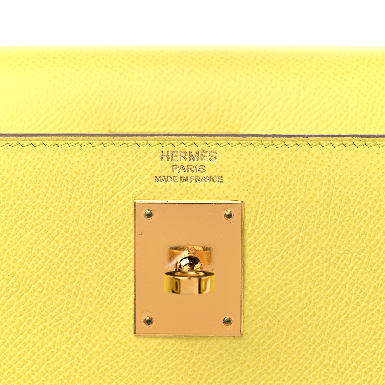 Hermes Epsom Kelly Sellier 32 Soufre 6 of 9
