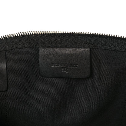 Burberry Nylon Smoked Check Duffle Bag Black 4 of 14