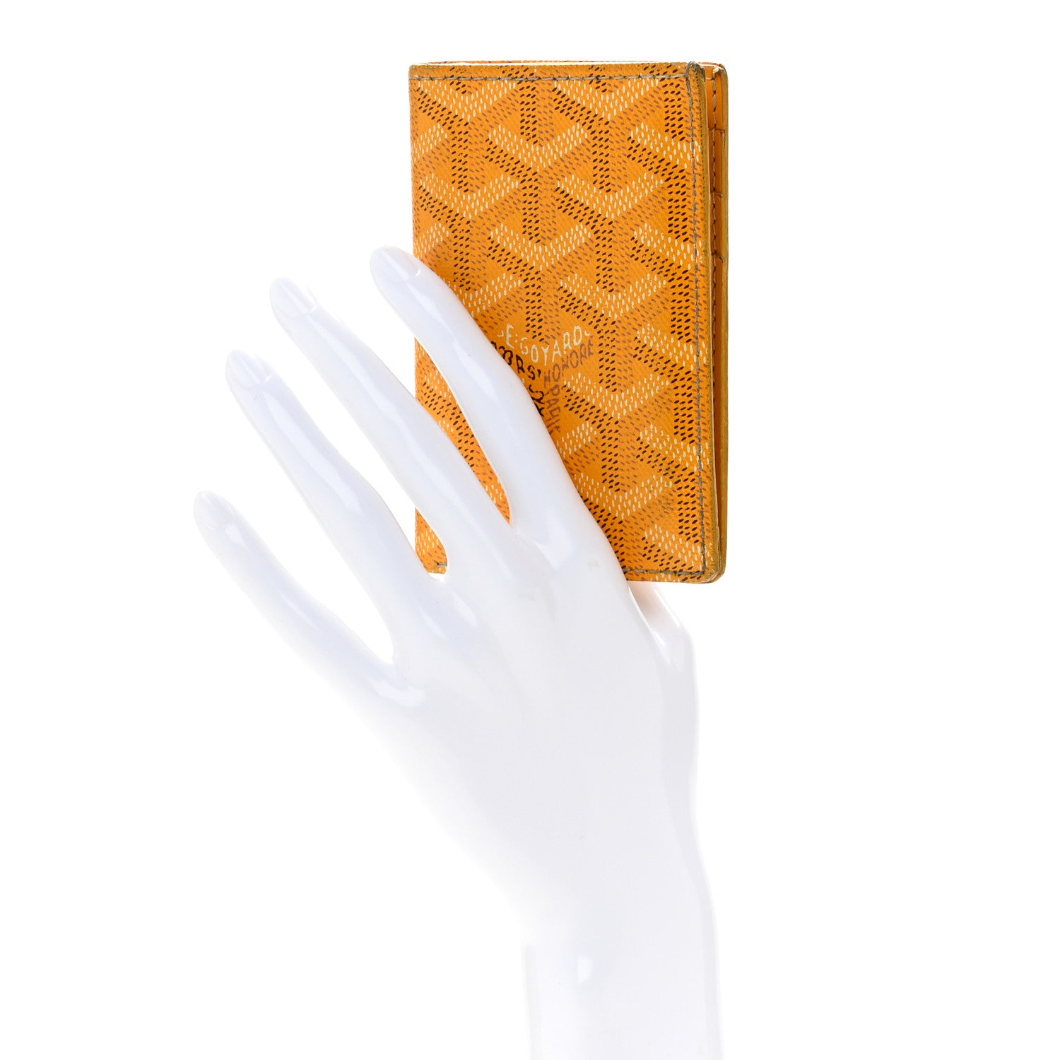 Goyard Goyardine Saint Pierre Card Holder Yellow 2 of 11