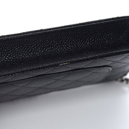 Chanel Caviar Quilted Wallet On Chain WOC Black 14 of 14