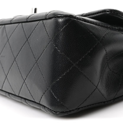 Chanel Lambskin Quilted Mini Rectangular Flap Black 10 of 10