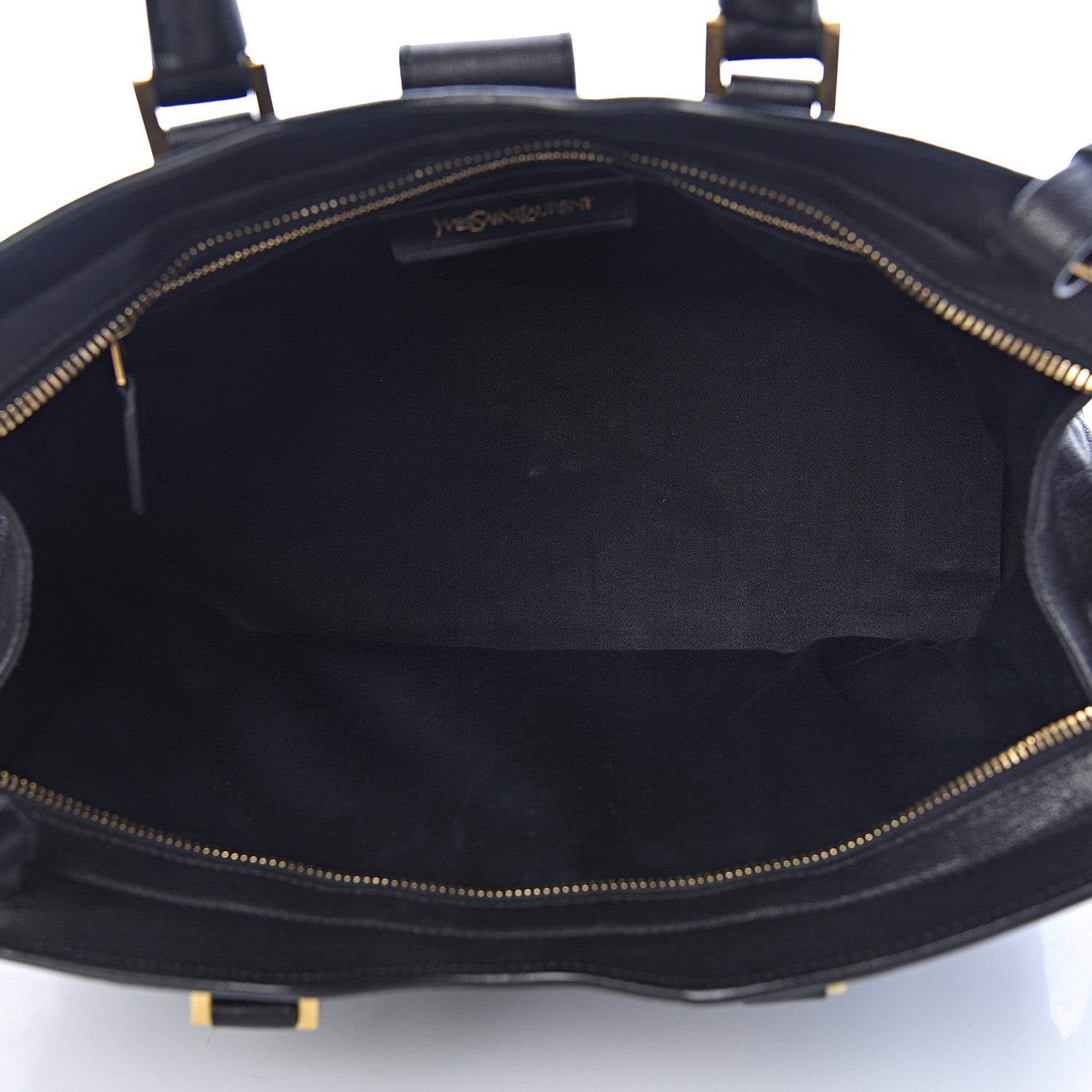Saint Laurent Sheepskin Small Cabas ChYc Black 5 of 14