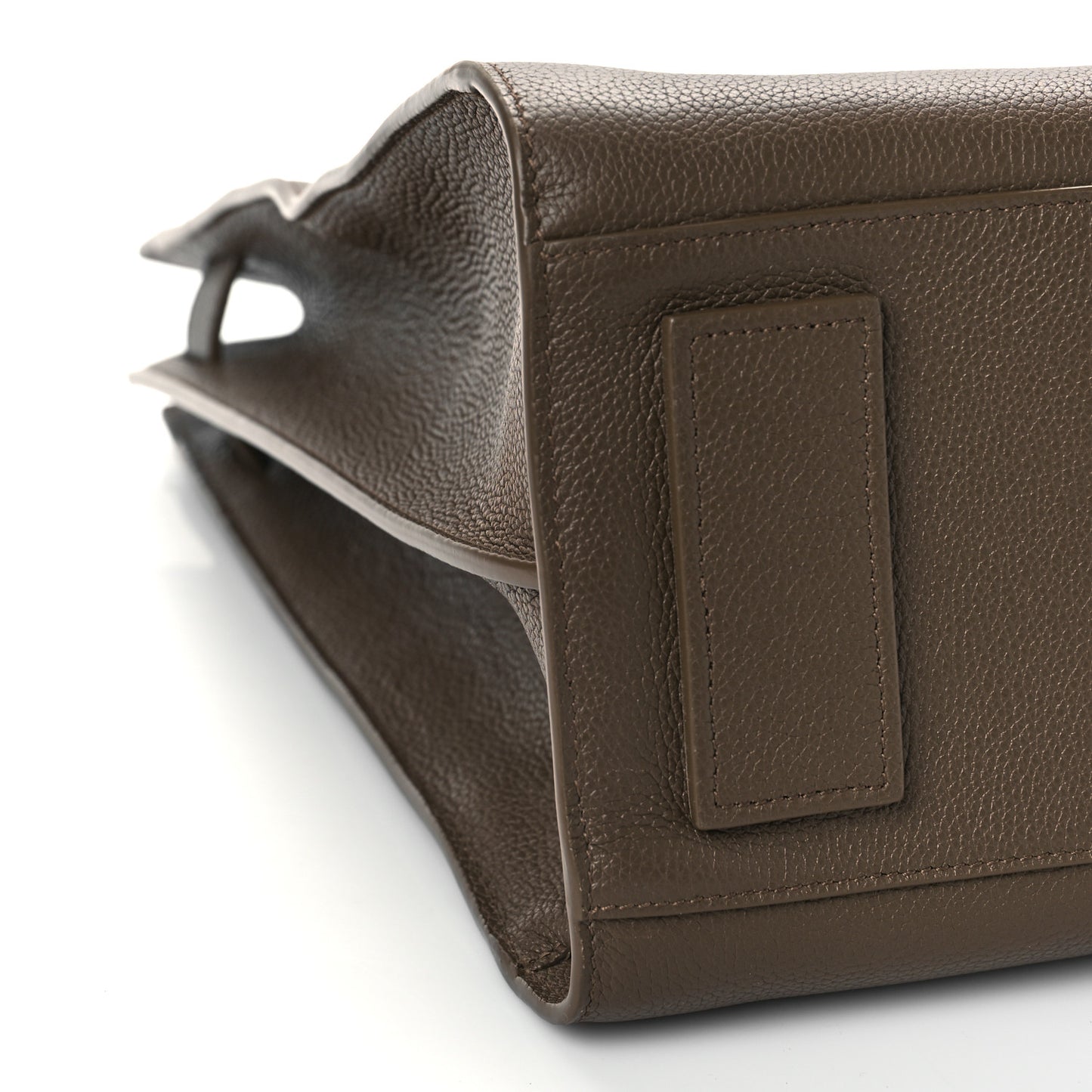 Grained Calfskin Sac De Jour North South Tote Brown