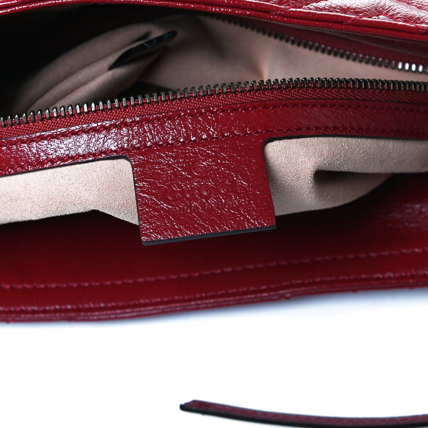 Azalea Calfskin Matelasse Medium GG Marmont Slim Tote Romantic Cerise