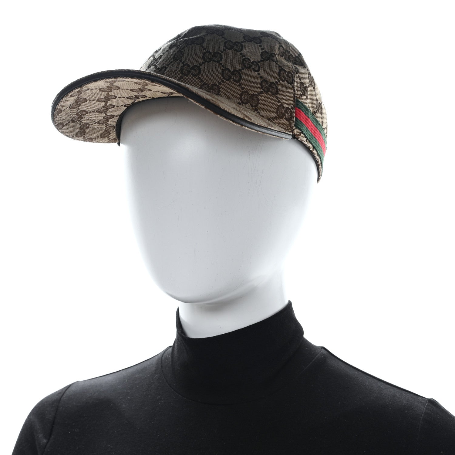 Gucci Monogram Web Baseball Hat XL Beige Cocoa 2 of 9