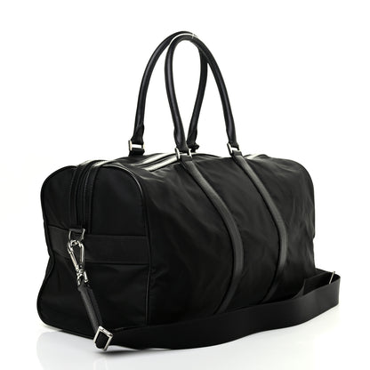 Prada Tessuto Nylon Saffiano Duffle Black 2 of 9