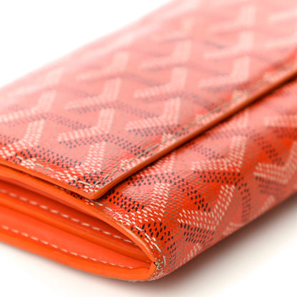Goyard Goyardine Varenne Long Wallet Orange 9 of 15