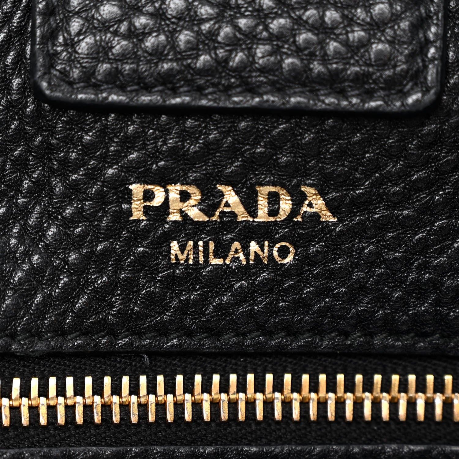 Prada Vitello Phenix Tote Black 6 of 11