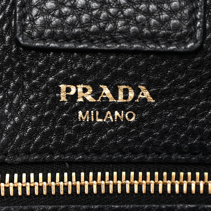 Prada Vitello Phenix Tote Black 6 of 11