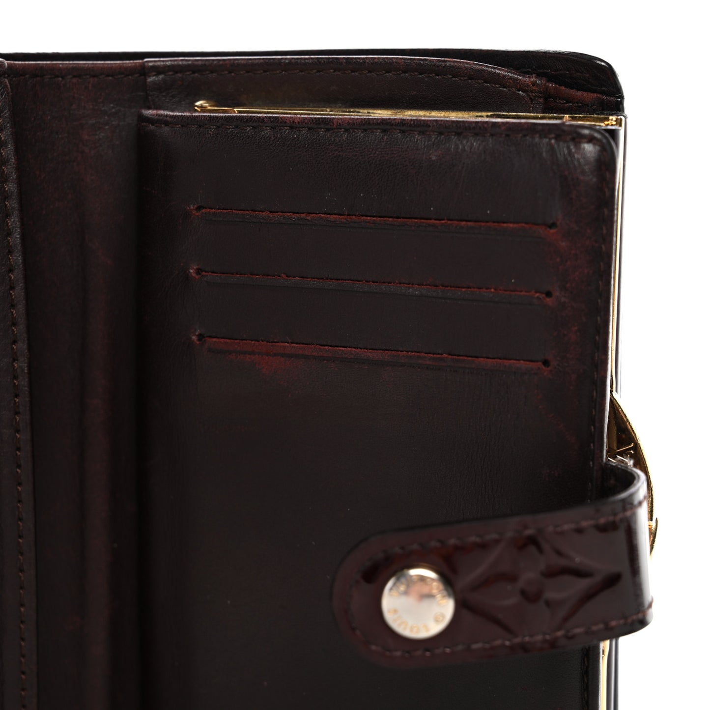 Vernis French Purse Wallet Amarante