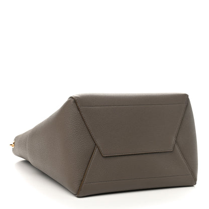 Celine Soft Grained Calfskin Sangle Bucket Bag Taupe 4 of 10