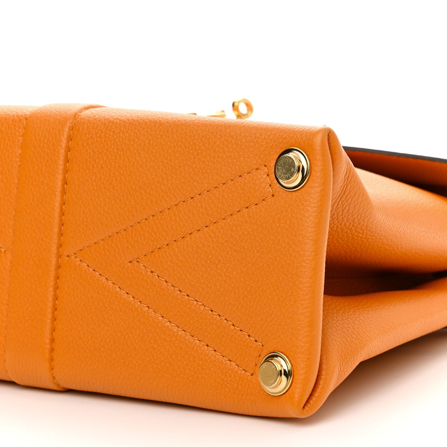 Grained Smooth Calfskin Rose Des Vents PM Amaretto