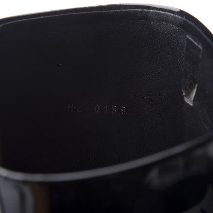 Louis Vuitton Patent Silhouette Boots 38 Black 7 of 8