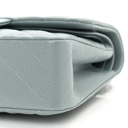 Chanel Caviar Quilted Small Double Flap Light Blue 9 of 11