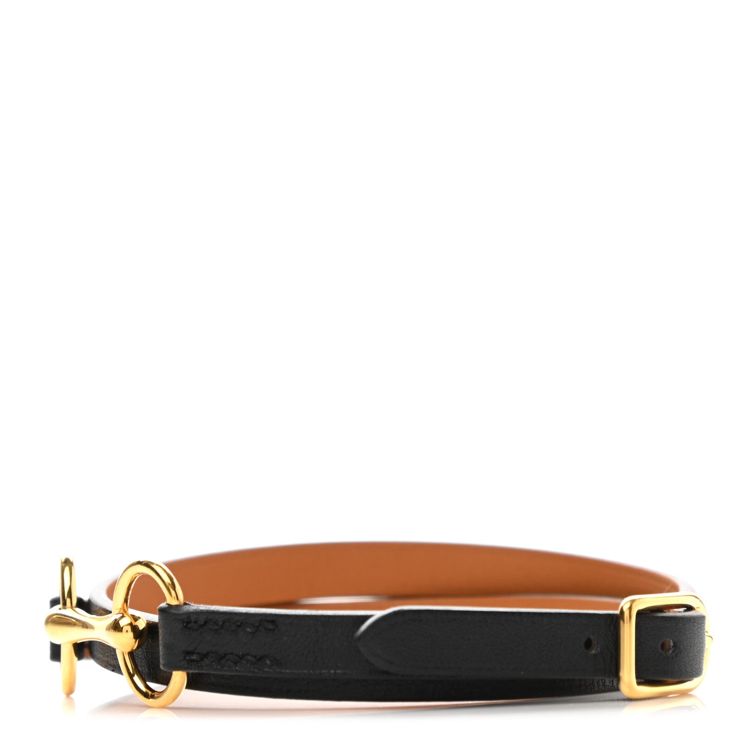 Hermes Heritage Swift Equestre Triple Tour bracelet T2 Black 1 of 5