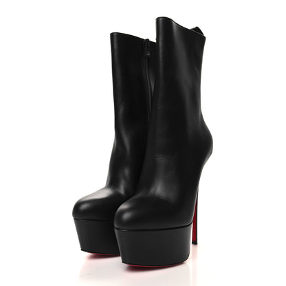 Christian Louboutin Calfskin Dolly Alta Booty 160 Ankle Boots 39.5 Black 3 of 10