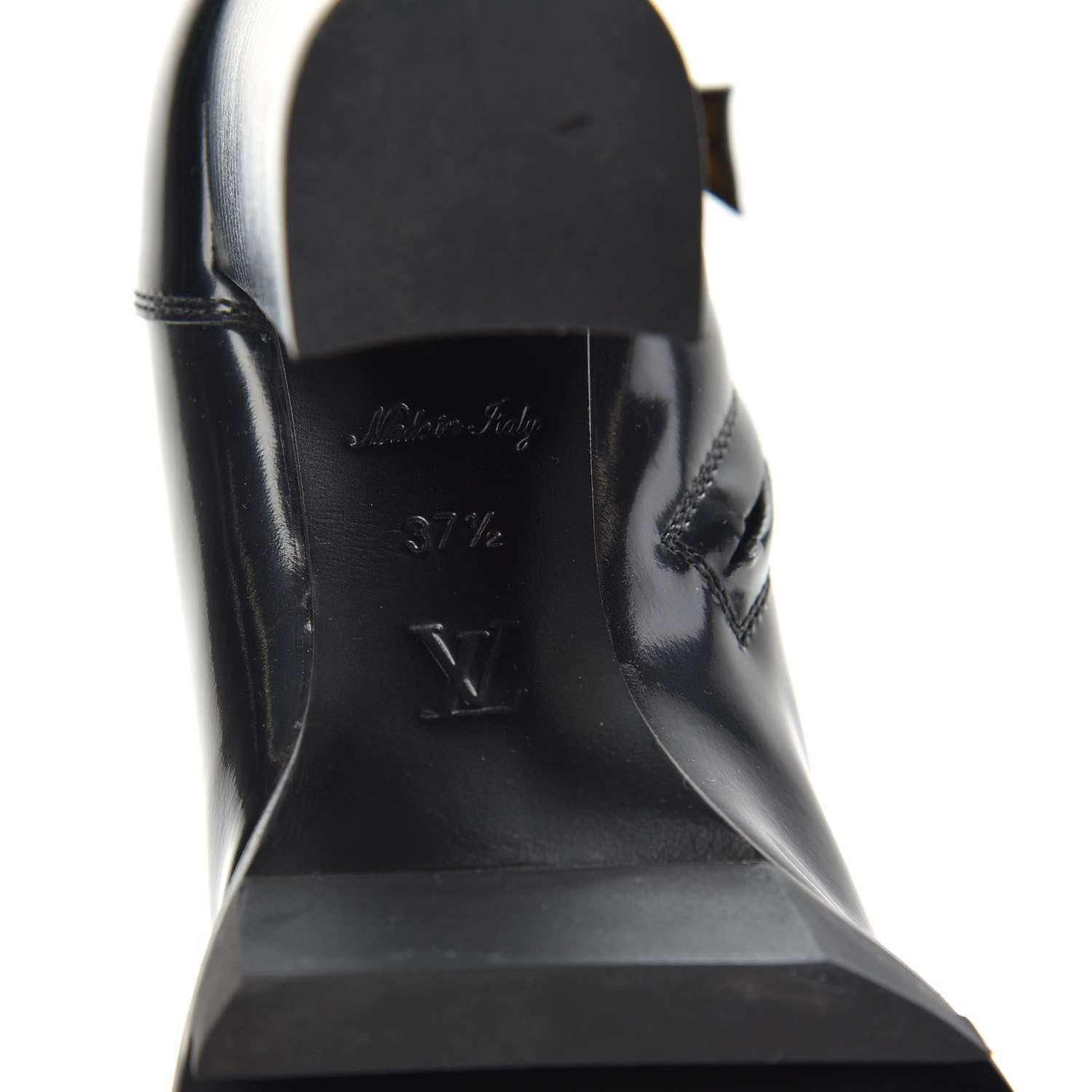 Louis Vuitton Patent Calfskin Star Trail Ankle Boots 37.5 Black 6 of 7