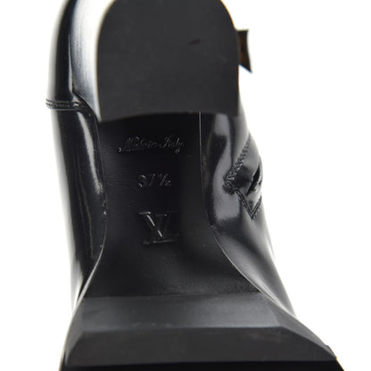 Louis Vuitton Patent Calfskin Star Trail Ankle Boots 37.5 Black 6 of 7