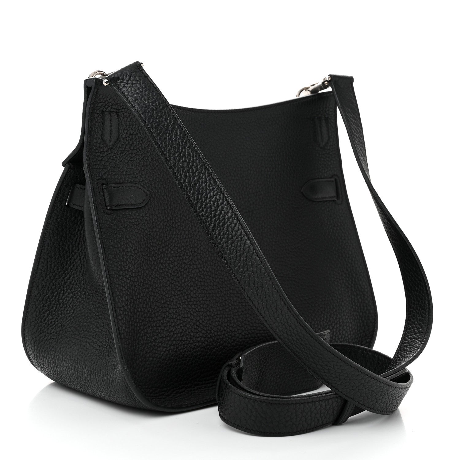 Hermes Taurillon Clemence Jypsiere 28 Black 3 of 10