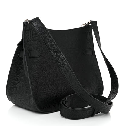 Hermes Taurillon Clemence Jypsiere 28 Black 3 of 10