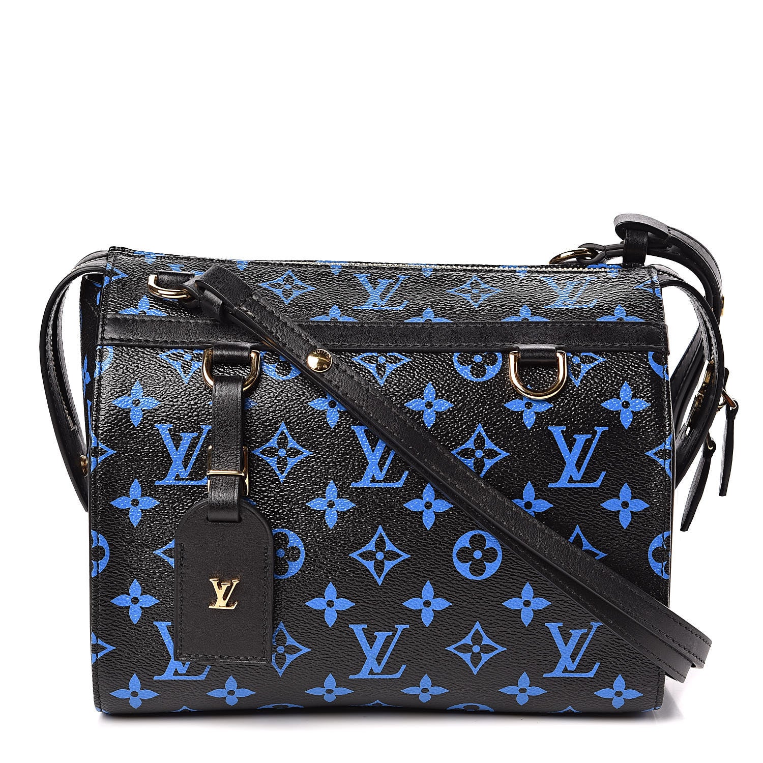 Louis Vuitton Colored Monogram Speedy Amazon PM Blue Black 1 of 9