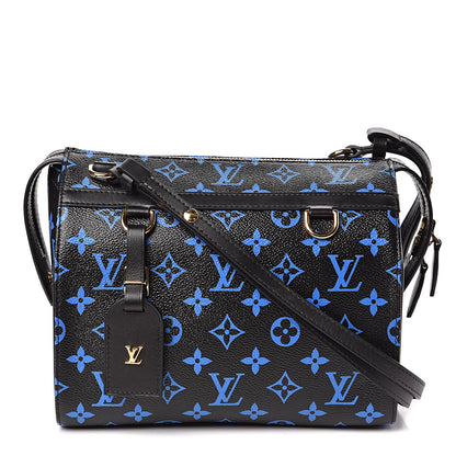 Louis Vuitton Colored Monogram Speedy Amazon PM Blue Black 1 of 9