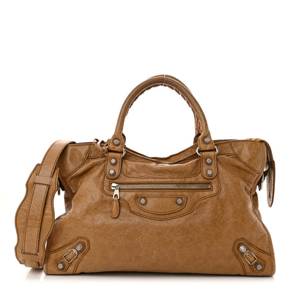 Balenciaga Agneau Giant 12 Silver Hardware City Cumin 1 of 18