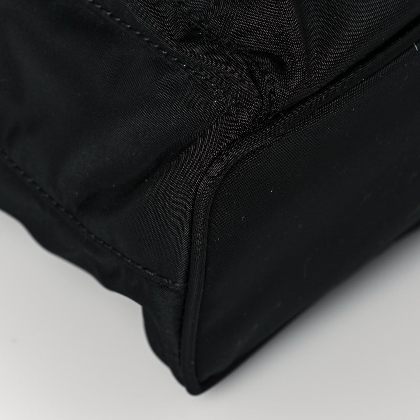 Nylon Vela Mini Crossbody Backpack Black